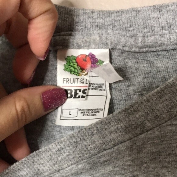 Vintage we be jammin mon key west Florida gray T-shirt size large - Picture 6 of 10